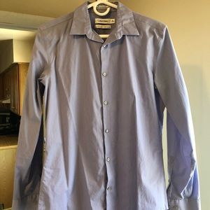 Purple Calvin Klein Dress Shirt